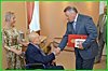 Вячеслав Шпорт поздравил со 100-летием участника Великой Отечественной войны Федора Карепова