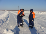 ГИМС продолжает осуществлять контроль за безопасностью на льду