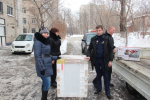 В Хабаровске жители пунктов длительного проживания получили гуманитарную помощь от Российского союза спасателей (фото, видео)