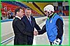 Дмитрий Медведев встретился с юными игроками сборной Хабаровского края по хоккею с мячом