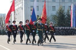 В дальневосточной столице прошел парад войск Хабаровского гарнизона, посвященный 69-й годовщине Победы в Великой Отечественной войне