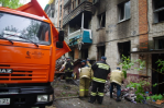 Продолжаются работы по разборке завалов в квартирах на улице Даниловского в Хабаровске, пострадавших от взрыва бытового газа