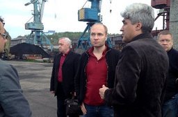 Министр по развитию Дальнего Востока А.Галушка осматривает порты и инфраструктурные объекты Дальнего Востока