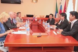Мэр города Александр Соколов провёл встречу с представителями крупных компаний из префектуры Хоккайдо (Япония)