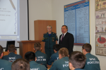 Владимир Пучков посетил Хабаровский учебный центр ФПС МЧС России