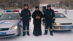 Отделением ГИБДД Солнечного района проведена акция "Заповеди верующего водителя "