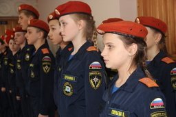 В кадетской школе № 3 города Хабаровска прошел смотр песни и строя