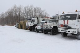 Спасатели выставили пункт обогрева на федеральной трассе