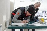 07.03.15 В аэропорту Хабаровск открылась фотовыставка «Хоккей с мячом на Дальнем Востоке»