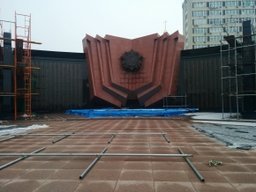 Реконструкция мемориала Площади Славы в Хабаровске будет завершена в срок