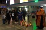 13.04.15 Аэропорт Хабаровск встретил Благодатный огонь