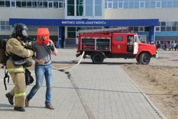 В городе Хабаровске прошли пожарно-тактические учения на крупном торговом комплексе