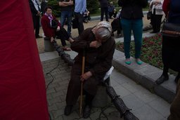 В Хабаровске прошел митинг КПРФ "против отмены льготного проезда