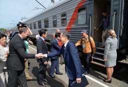 В Хабаровский край прибыл «Поезд дружбы Евразии»