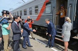Хабаровск посетил южнокорейский "Евразийский поезд дружбы"