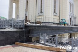 Ремонт прилегающей территории Преображенского собора планируют закончить