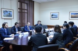 Александр Галушка провел рабочую встречу с руководством Японского банка международного сотрудничества