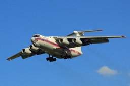 Ил-76 МЧС России осуществляет санитарно-авиационную эвакуацию 20 тяжелобольных детей из Ростова-на-Дону в Москву