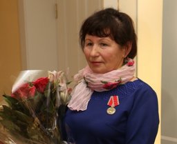 Тамара Пастухова награждена медалью «За отвагу на пожаре»