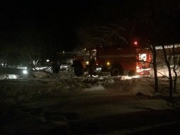 Огнеборцы ликвидировали пожар в поселке Корсаково -2