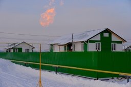 В селе Бельго началось подключение домов к газу