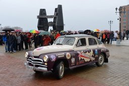 В Хабаровске встретили участников автопробега «Эстафета памяти»