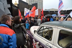 В Хабаровске встретили участников автопробега «Эстафета памяти»