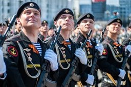 В Хабаровске прошёл военный парад, посвящённый 71-й годовщине Победы