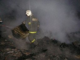 Дачный дом в посёлке Пивань тушили два пожарных расчета