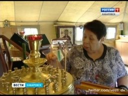 Храм-палатка открылся в Хабаровске