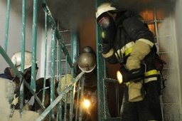 Комсомольские пожарные ликвидировали пожар в жилом доме